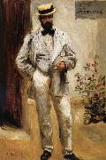 Pierre Renoir Charles Le Caur painting